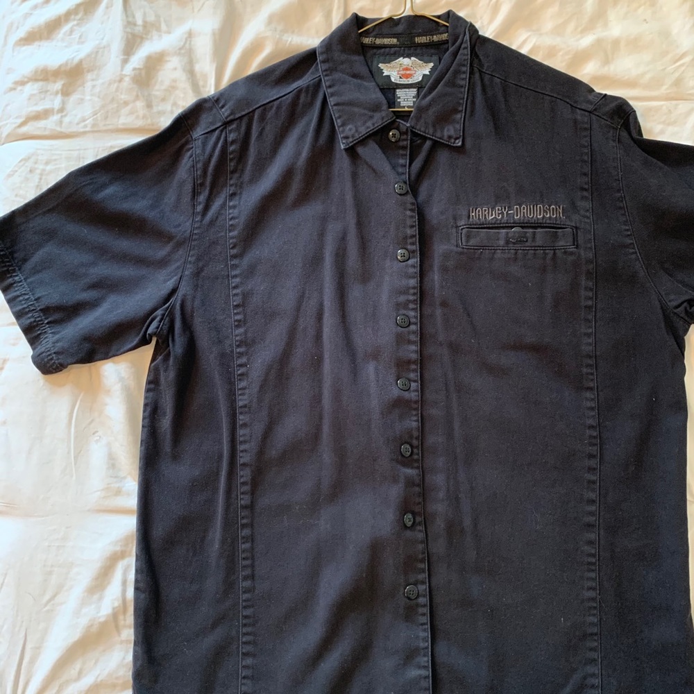 Vintage Harley Davidson Mechanic Shirt